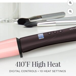 Remington Hair Curler iron Black and Pink